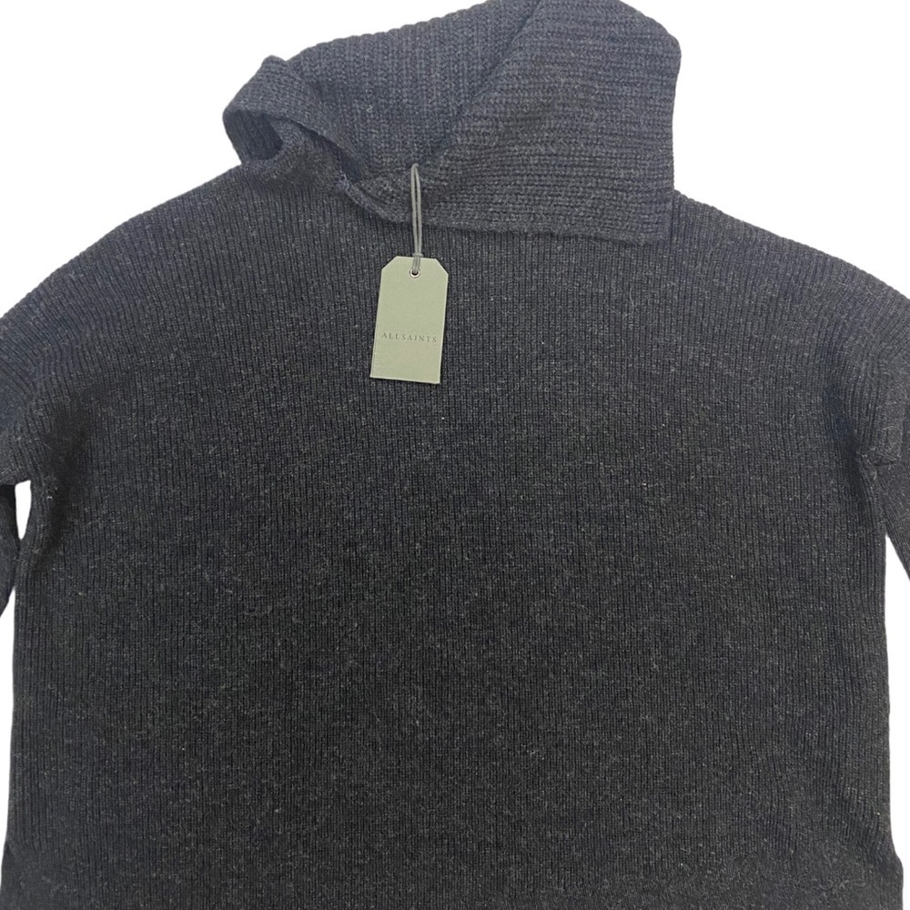 NWT All Saints Hettie Jumper in Black Marl Size Extra Small XS - Picture 5 of 10